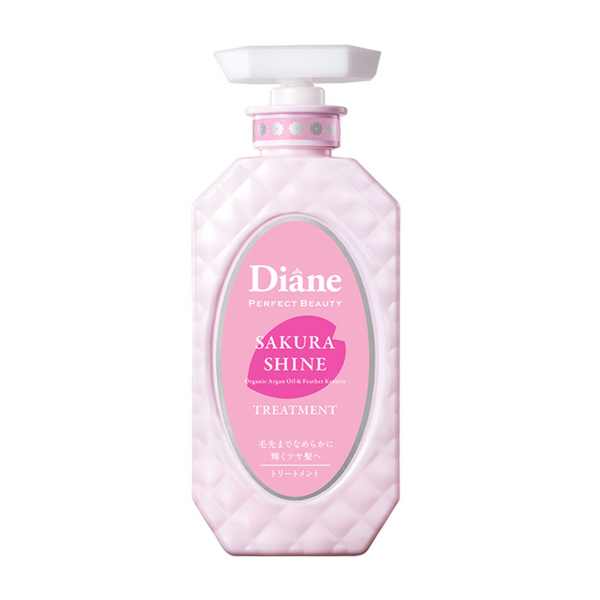 Moist Diane 2024 Perfect Beauty Sakura Shine Treatment 黛丝恩 2024 春日限定樱花无硅护发素 450ml