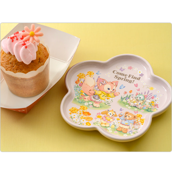 [Pre-Order] Duffy & Friends Come Find Spring Collection Souvenir Plate [预售] 东京迪士尼 达菲和他的朋友们 寻找春天系列碟子