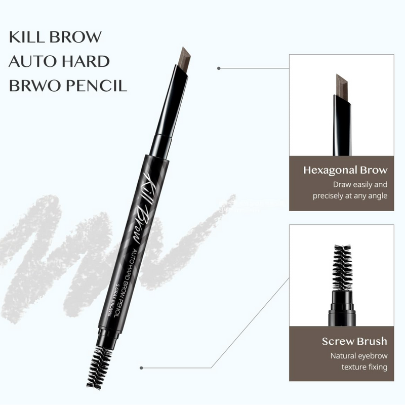 CLIO Kill Brow Eyebrow Pencil (02 Light Brown) 珂莉奧  完美塑眉自动眉笔 (02 浅褐色) 0.31g