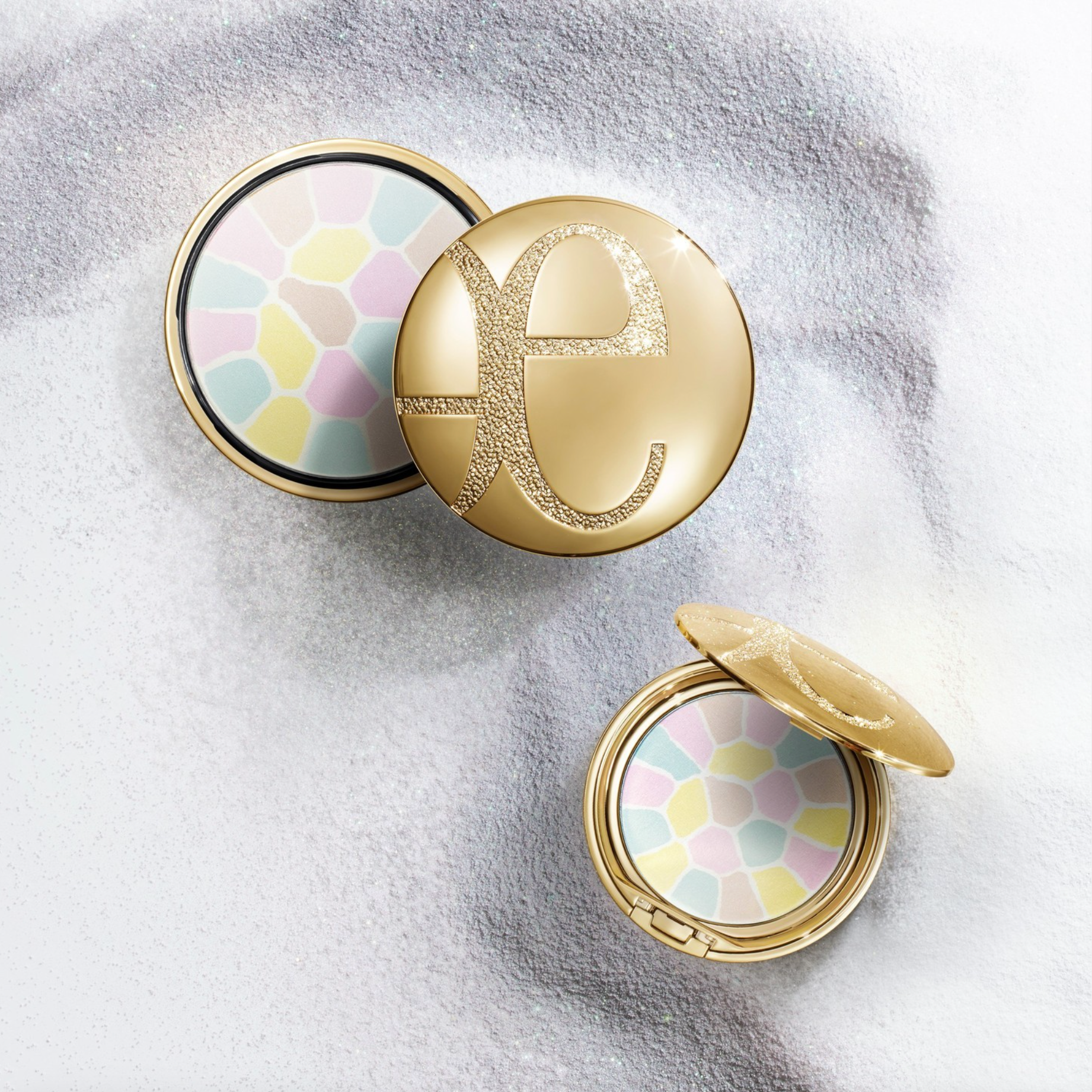 [JP] Albion Elegance La Poudre Haute Nuance Face Powder Family Pack #4 雅莉格丝 E大饼欢颜蜜粉饼 家庭装 #4 27g