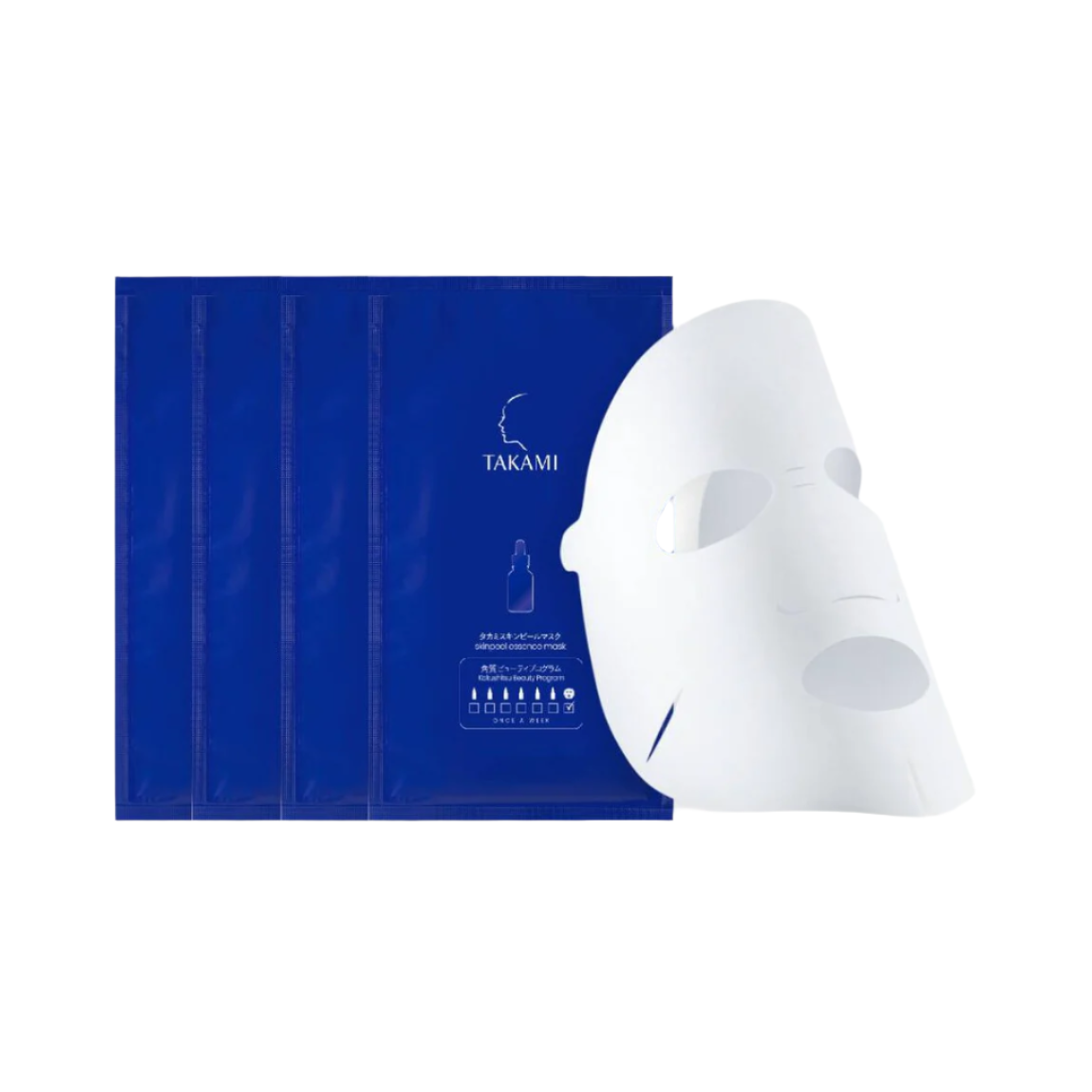 TAKAMI Skin Peel Mask 4pcs/Box 日本TAKAMI 角质道小蓝瓶面膜 4片/盒