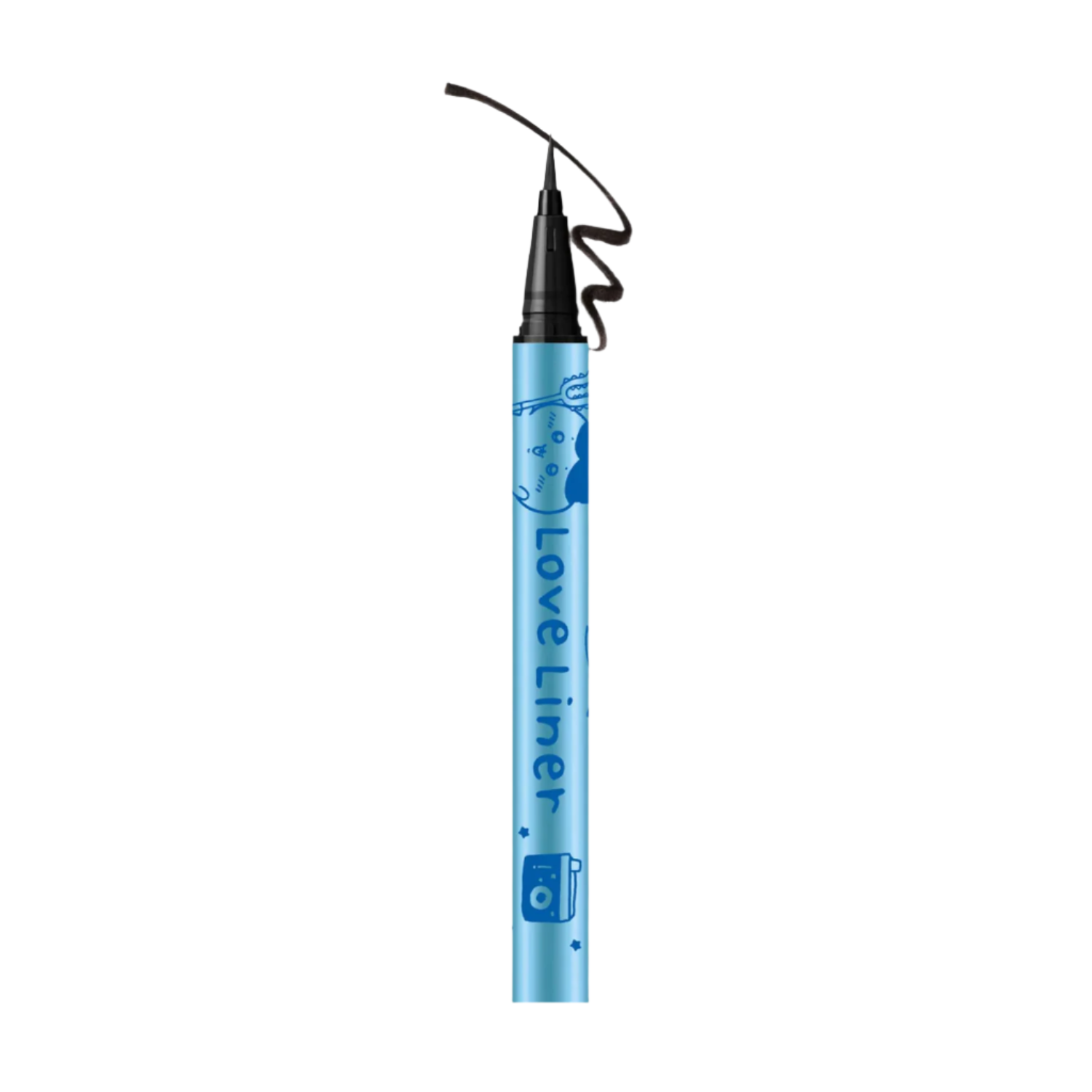 MSH X Chiikawa Love Liner Liquid Eyeliner R4 (Hachiware-Black) 日本MSH X 吉伊卡哇 Love Liner极细眼线液笔 R4 (哈奇-黑色) 0.55ml