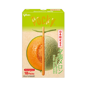 GLICO Pocky Giant (Hokkaido Yubari Melon) 18 packs/box 格力高 百奇 地域限定 巨型巧克力饼干棒 (夕張哈密瓜) 18袋/盒