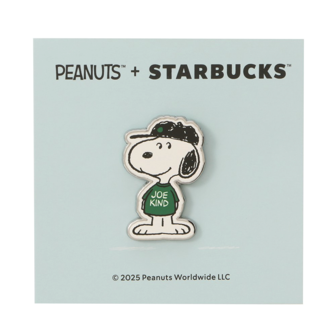 Japan Starbucks x PEANUTS Blue Pin Badge 日本星巴克 x PEANUTS史努比 蓝色别针徽章