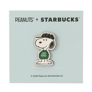 Japan Starbucks x PEANUTS Blue Pin Badge 日本星巴克 x PEANUTS史努比 蓝色别针徽章