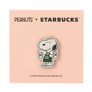 Japan Starbucks x PEANUTS Pink Pin Badge 日本星巴克 x PEANUTS史努比 粉色别针徽章