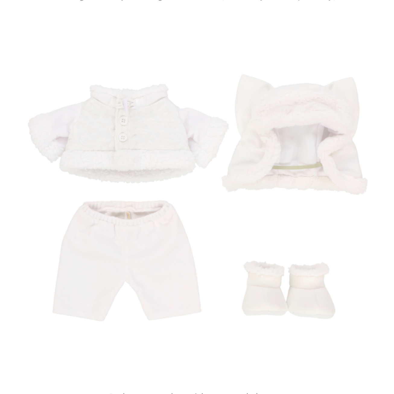 Tokyo Disney Duffy and Friends White Wintertime Wonders Gelatoni Costume 日本东京迪士尼 达菲和他的朋友们 冬季白色奇观 杰拉托尼服装