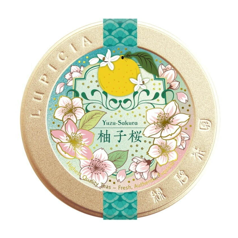 LUPICIA Sakura Limited Yuzu Sakura Oolong Tea 绿碧茶园 樱花限定 柚子樱花乌龙茶 50g