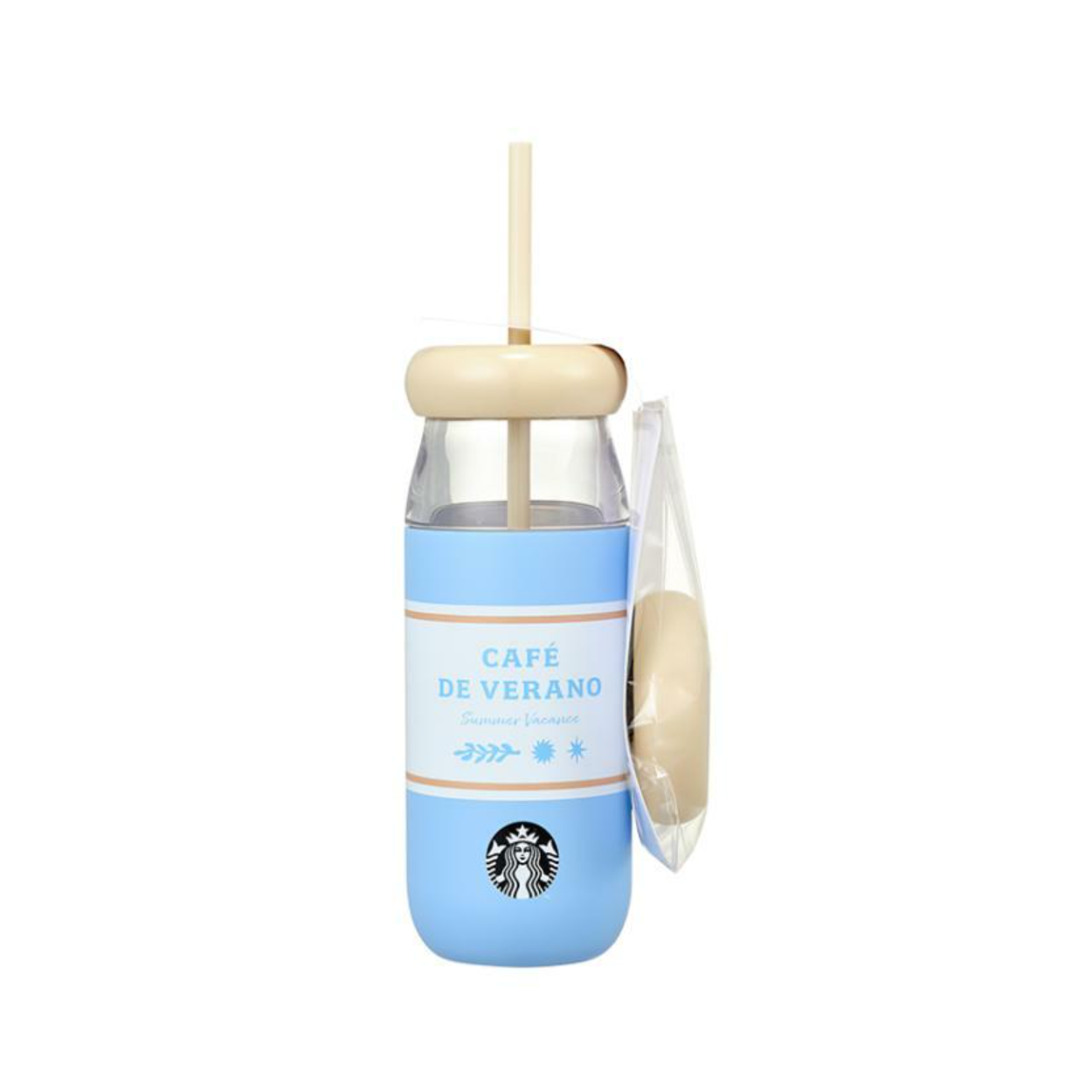 Korea Starbucks Cafe De Verano Summer Collection SS Summer Breeze Jeta Cold Cup 韩国星巴克 夏日咖啡馆系列 SS夏日微风Jeta冷水杯 355ml