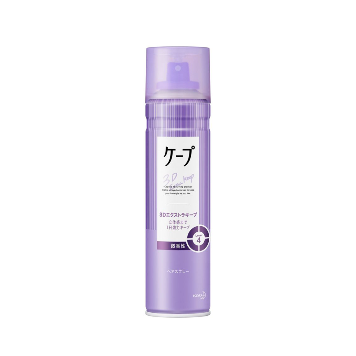 KAO Cape 3D Extra Keep Hair Styling Spray (Lightly Fragranced) 花王 CAPE 3D超持久蓬松定型喷雾 (淡香型) 180g