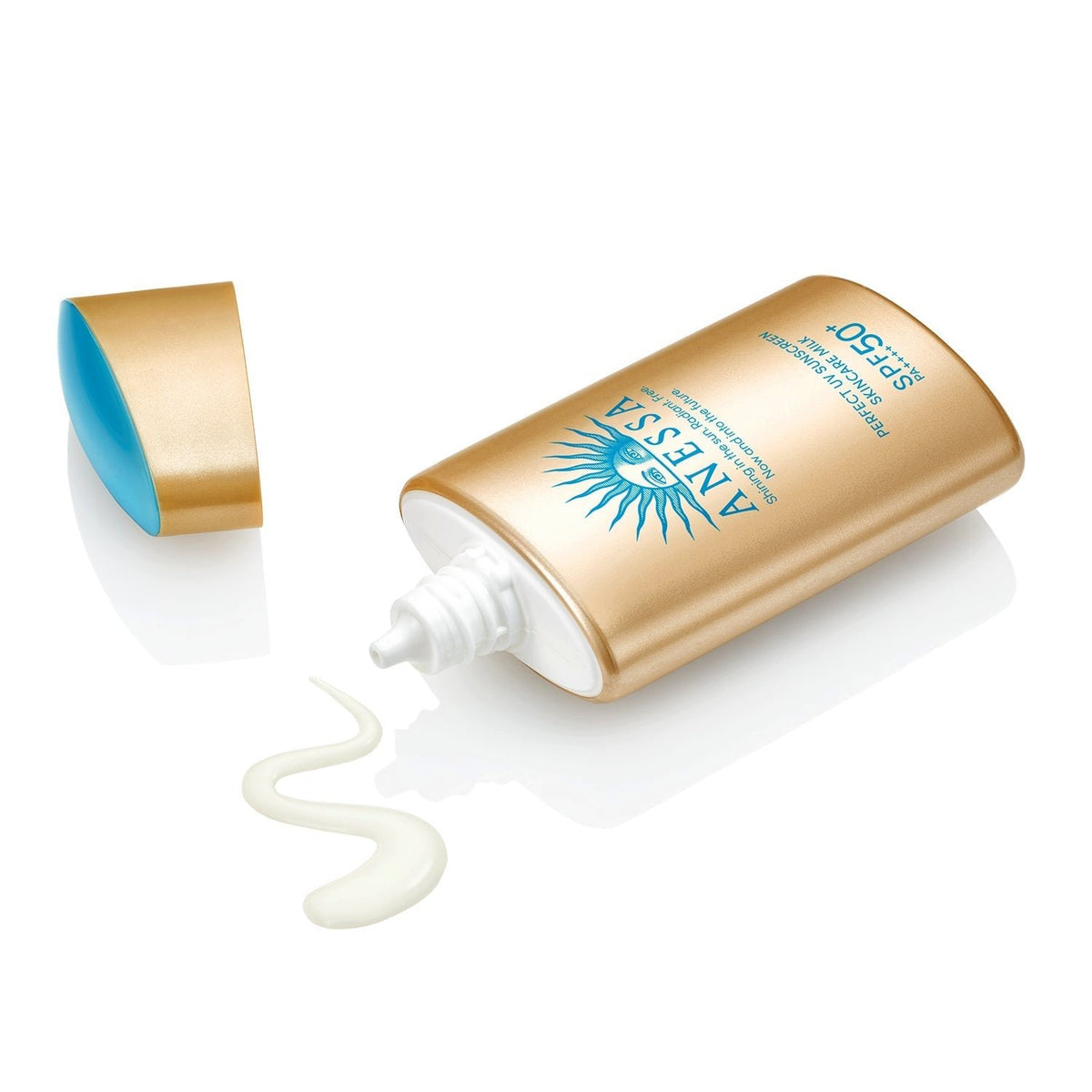 Shiseido Anessa Perfect UV Sunscreen Skincare Milk SPF50+ PA++++ 资生堂 安耐晒 金灿倍小金瓶防晒霜 SPF50+ PA++++ 60ml