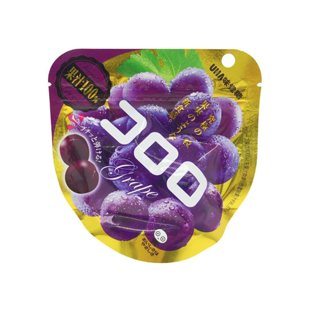 UHA Kororo Fruit Gummies (Kororo Grape) 悠哈味觉糖 果汁软糖 (巨峰葡萄味) 40g
