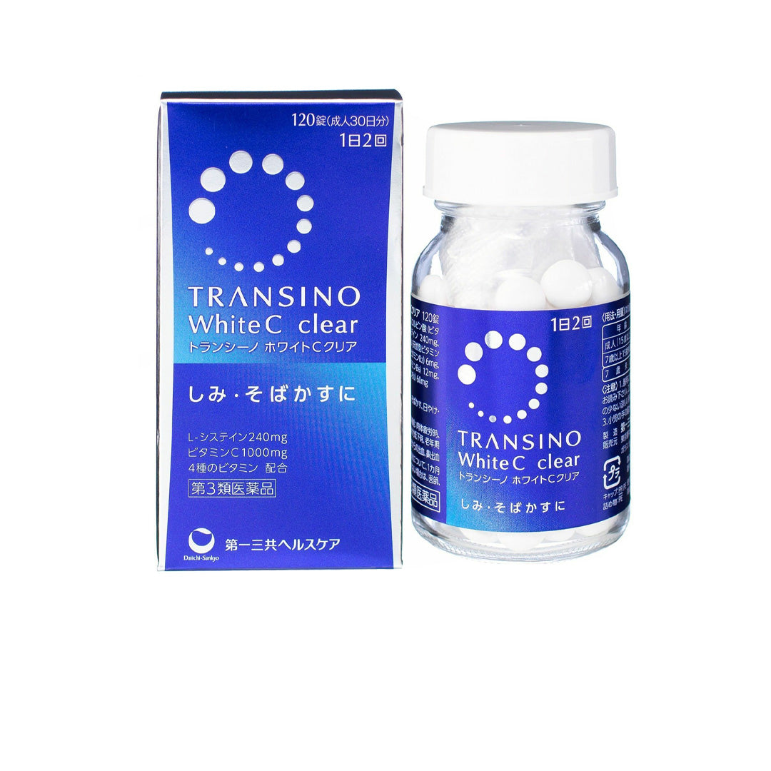 Transino WhiteC Clear Tablet 30 Days for Melanin Spots 一三共 亮白祛斑美白丸
