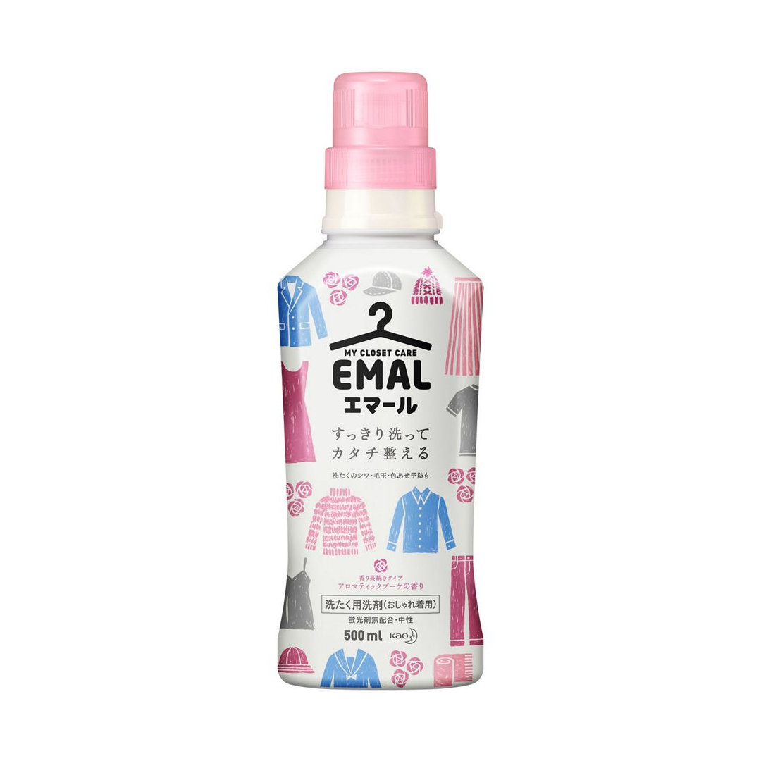 KAO My Closet Care EMAL anti-shrink color-protecting laundry detergent 500ml 日本花王真丝羊绒精致洗护香氛洗衣液 500ml