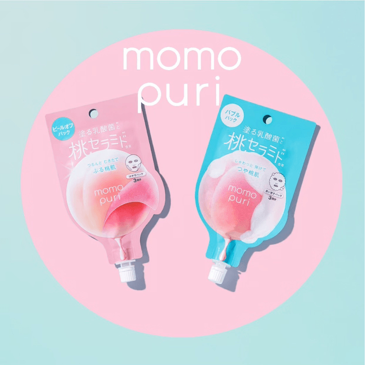BCL MOMO PURI Fresh Peel Off Face Pack Mask 日本BCL MOMO PURI乳酸菌白桃净颜撕拉面膜 60g