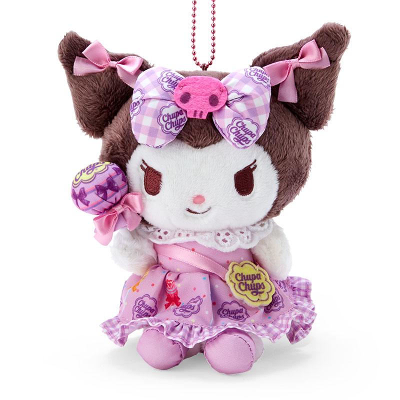 Sanrio Chupa Chups Vol.2 Mascot Holder Keychain Plush (Kuromi) 三丽鸥 珍宝珠2.0系列 钥匙扣公仔 (库洛米)