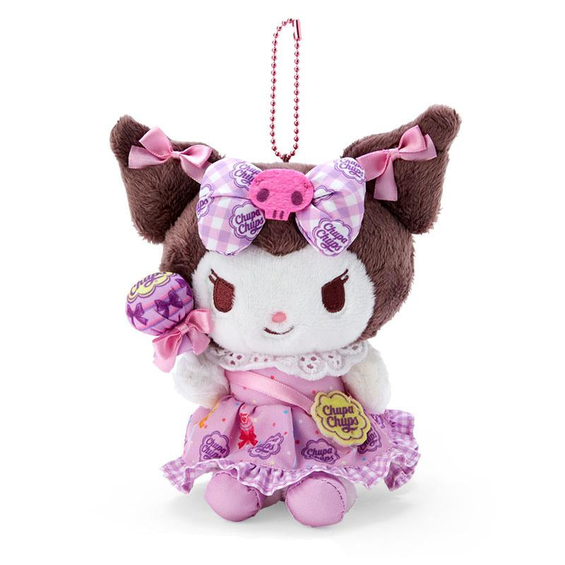 Sanrio Chupa Chups Vol.2 Mascot Holder Keychain Plush (Kuromi) 三丽鸥 珍宝珠2.0系列 钥匙扣公仔 (库洛米)