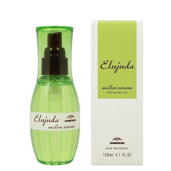 Milbon Elujuda mellow serum with Natural oil Hair Treatment 120ml 日本玫丽盼免洗普通/粗硬发质适用护发精华 120ml