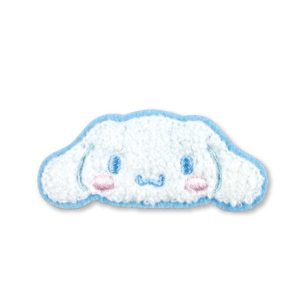 T's Factory Mokomoko Fluffy Embroidery Sticker (Cinnamoroll) 日本T's Factory 三丽鸥烫布贴 (玉桂狗)