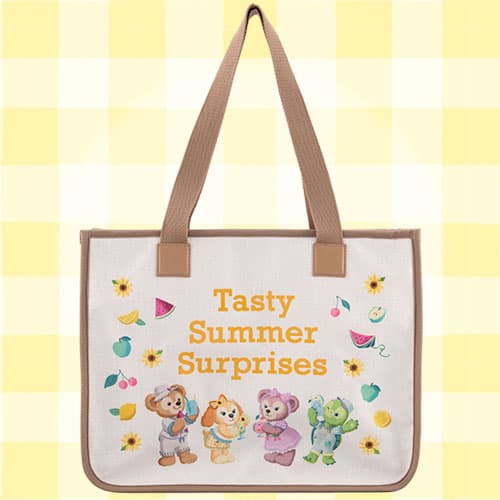 TOKYO Duffy & Friends Tasty Summer Surprise Tote Bag 东京迪士尼 达菲和他的朋友们 夏日美味水果系列 单肩袋
