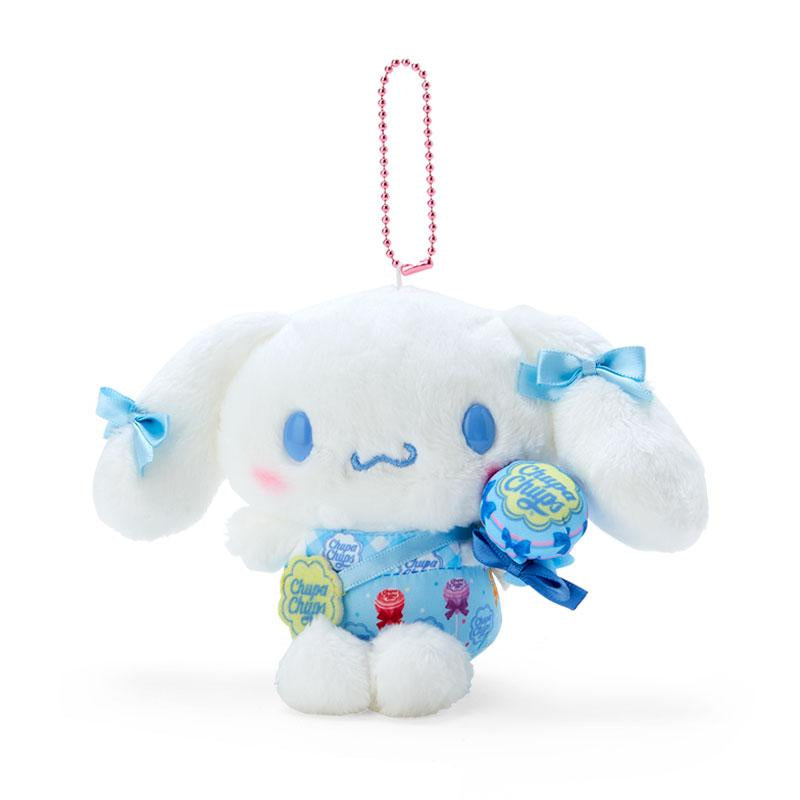 Sanrio Chupa Chups Vol.2 Mascot Holder Keychain Plush (Cinnamoroll) 三丽鸥 珍宝珠2.0系列 钥匙扣公仔 (玉桂狗)