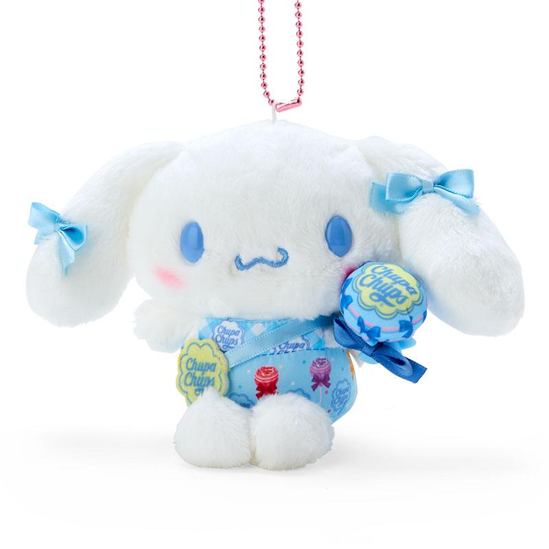 Sanrio Chupa Chups Vol.2 Mascot Holder Keychain Plush (Cinnamoroll) 三丽鸥 珍宝珠2.0系列 钥匙扣公仔 (玉桂狗)