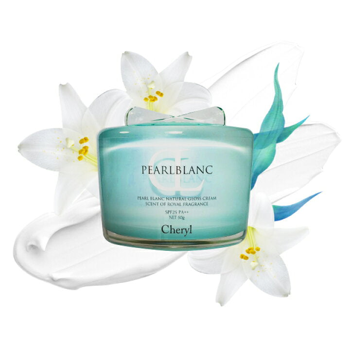 CHERYL Pearl Blanc Natural Gloss Cream SPF25PA++ 阿古屋 Cheryl 珍珠美白保湿素颜霜 50g