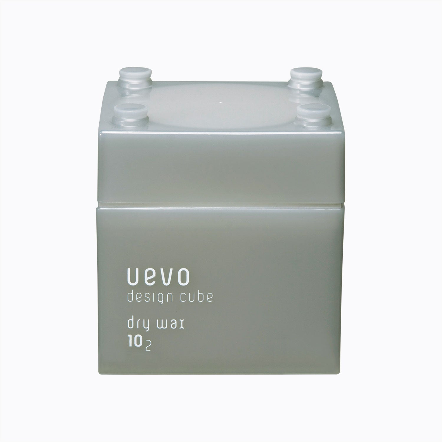 DEMI UEVO DESIGN CUBE 10/02 DRY WAI 80G 日本DEMI唯葆缔奈优玻10/02银色风暴发蜡 80g