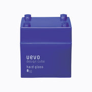DEMI UEVO DESIGN CUBE 8/10 HARD GLOSS 80G 日本DEMI唯葆缔奈优玻8/10绀蓝亮泽发蜡 80g