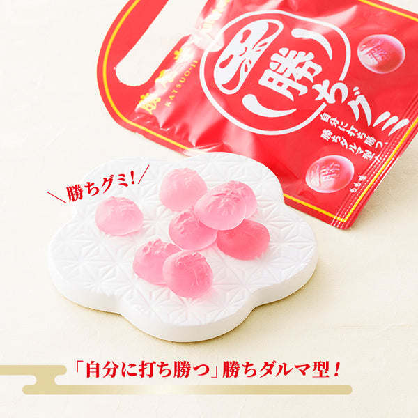 UHA Mikakuto Katsuo-Ji Lucky Daruma Peach Gummy 日本UHA味覚糖 x 勝尾寺 蜜桃味软糖 25g
