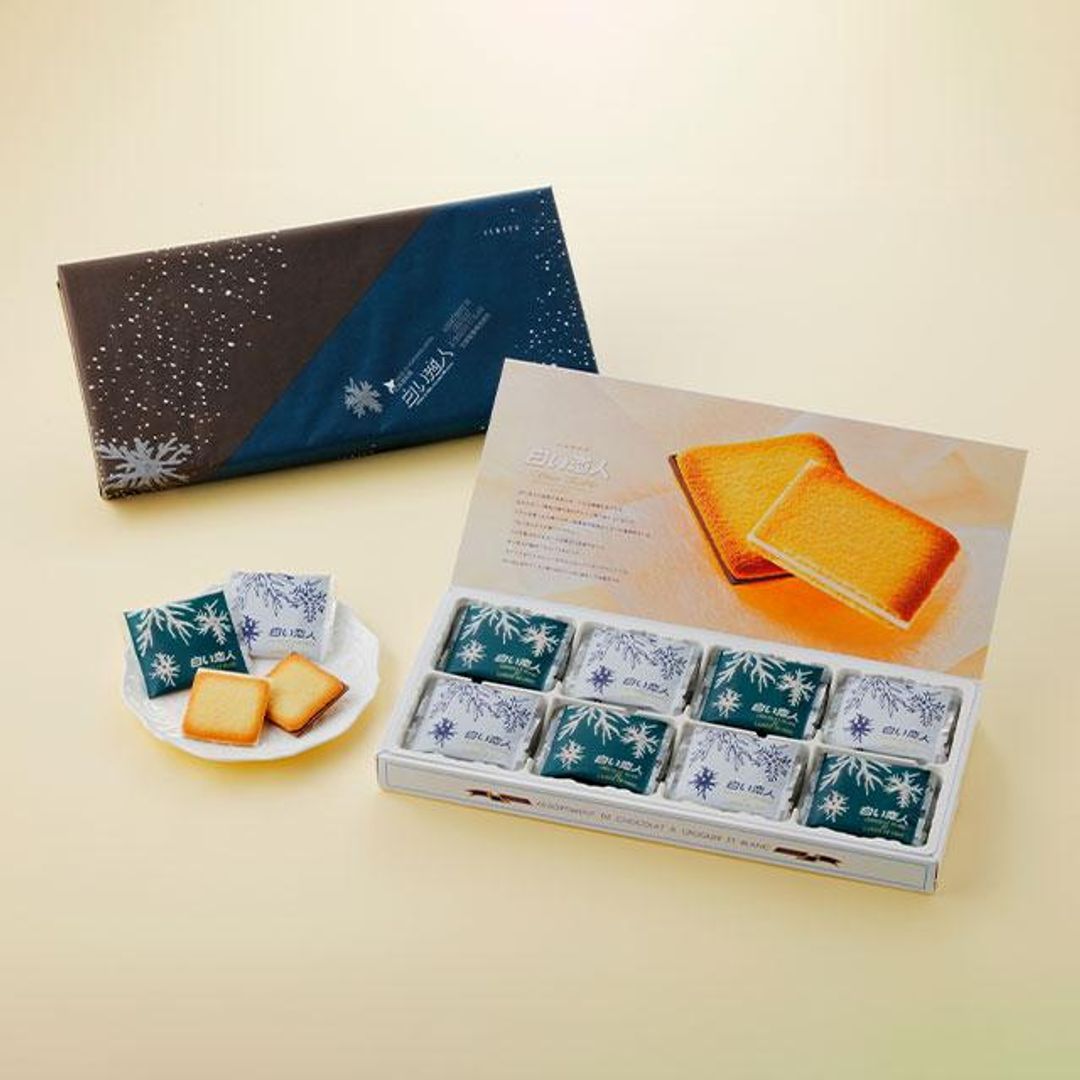 Ishiya White Lover Shiroi Koibito (White & Black) 24pcs/box 石屋制果 白色恋人黑白混合装 24枚/盒