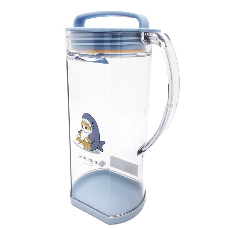 OSK Mofusan Cool Drink Pitcher with Handle 日本OSK Mofusand鲨鱼猫冷水壶  1.2L