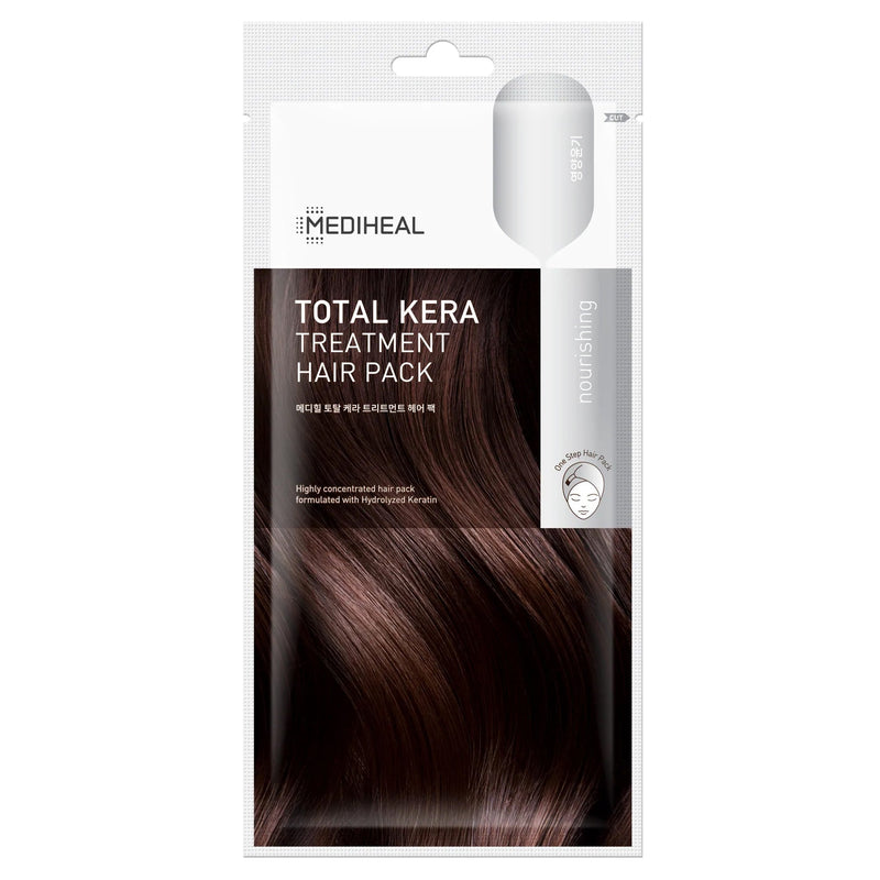MEDIHEAL Total Kera Treatment Hair Pack (box/5pcs) 美迪惠尔 水解角蛋白深层修复发膜 盒/5枚