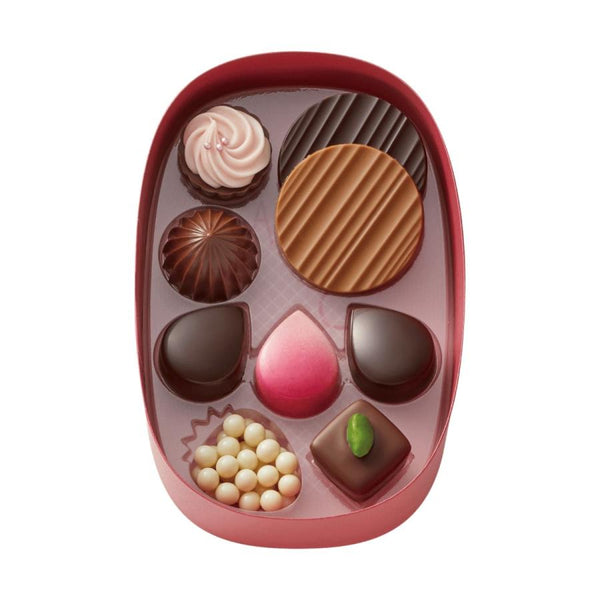 Morozoff Parfait with Chocolate In Love with Strawberry Valentine Chocolate (Strawberry Parfait) 8 pcs/box  日本Morozoff 爱上草莓情人节巧克力 (草莓芭菲) 8枚/盒