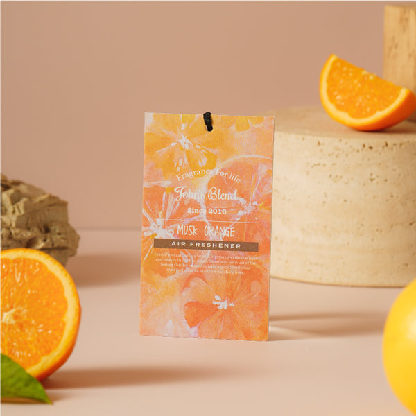 John's Blend Paper Air Freshener (Musk Orange) 日本Johns Blend 空气清新香氛片 (麝香橙香)
