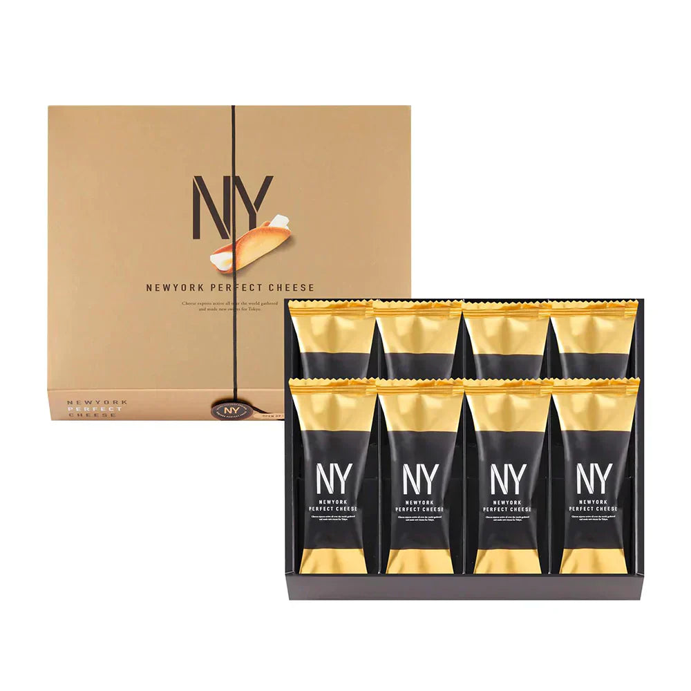 NEWYORK PERFECT CHEESE Langues de Chat 8pcs/box 日本NEWYORK PERFECT CHEESE 芝士奶油脆饼 8片/盒