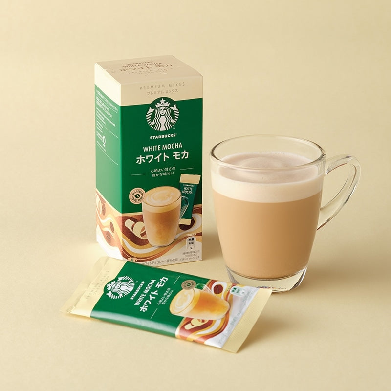 STARBUCK Premium Mix White Mocha 4pcs/box 日本星巴克 白摩卡速溶咖啡 4条/盒
