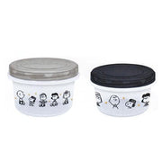 Kamio Japan Snoopy Round Container Set (Good Friends) 日本Kamio 史努比圆形保鲜盒 (好朋友款)