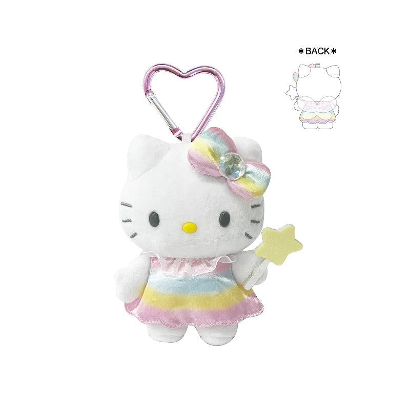 SANRIO Hello Kitty Fantasy Series Mascot (Rainbow Fairy) 三丽鸥 凯蒂猫奇幻系列绒毛玩偶吊饰 (彩虹仙子)