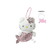 SANRIO Hello Kitty Glitter Mascot Mermaid (Pink) 三丽鸥 凯蒂猫闪光美人鱼公仔吊饰 (粉色)