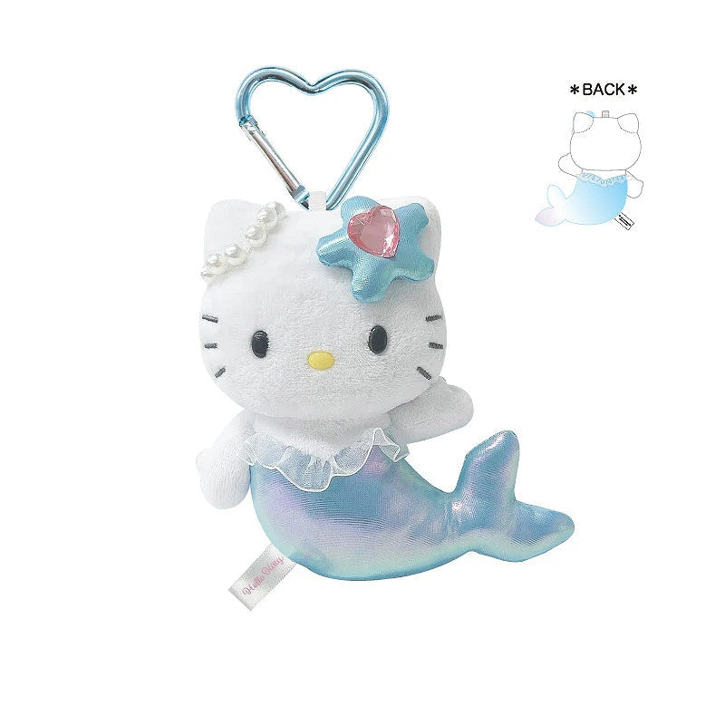 SANRIO Hello Kitty Fantasy Series Mascot (Blue Mermaid) 三丽鸥 凯蒂猫奇幻系列绒毛玩偶吊饰 (蓝色美人鱼)