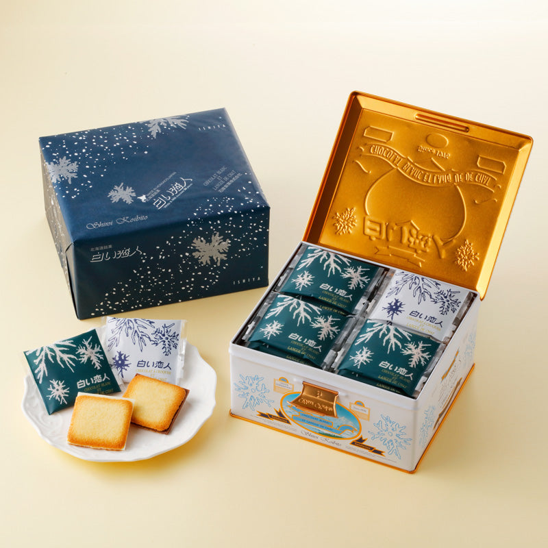 Ishiya White Lover Shiroi Koibito (White & Black) 36pcs/box 石屋制果 白色恋人黑白混合装 36枚/盒