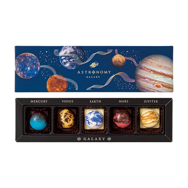 FOUCHER OLYMPUS Galaxy Chocolat M 2024 Valentine Chocolate Assortment 5 pcs/box 日本FOUCHER OLYMPUS 情人节限定银河巧克力 M 5粒/盒