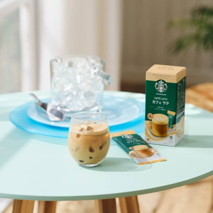 STARBUCK Premium Mix Cafe Latte 4pcs/box 日本星巴克 咖啡拿铁速溶咖啡 4条/盒