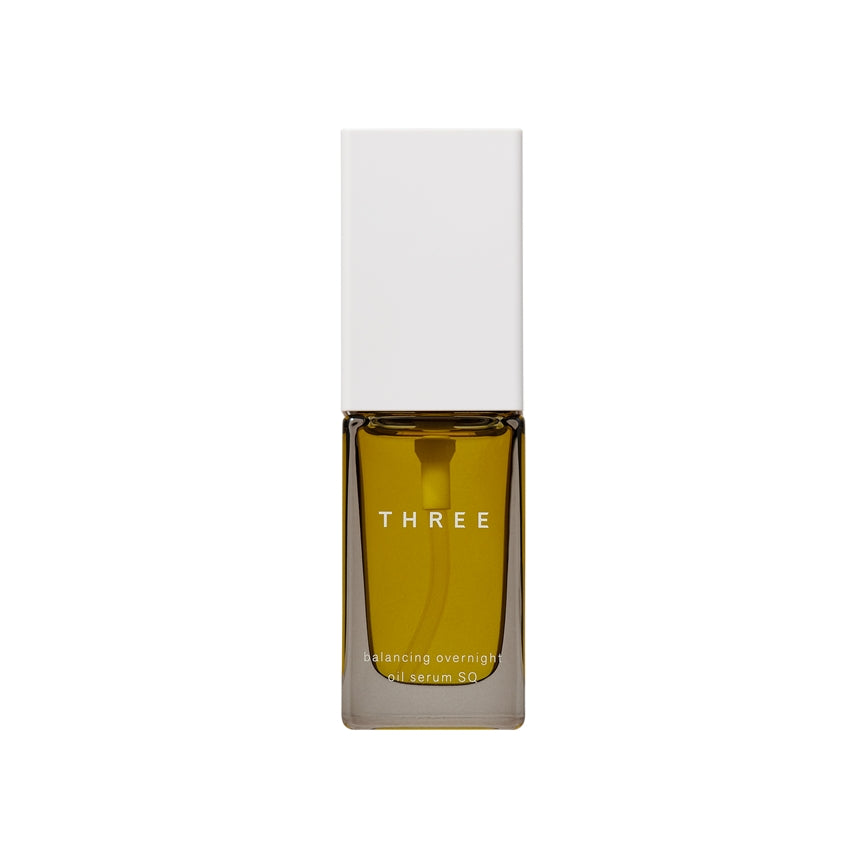 THREE Balancing Overnight Oil Serum SQ 日本THREE 平衡活肌舒眠SQ精华油 28ml