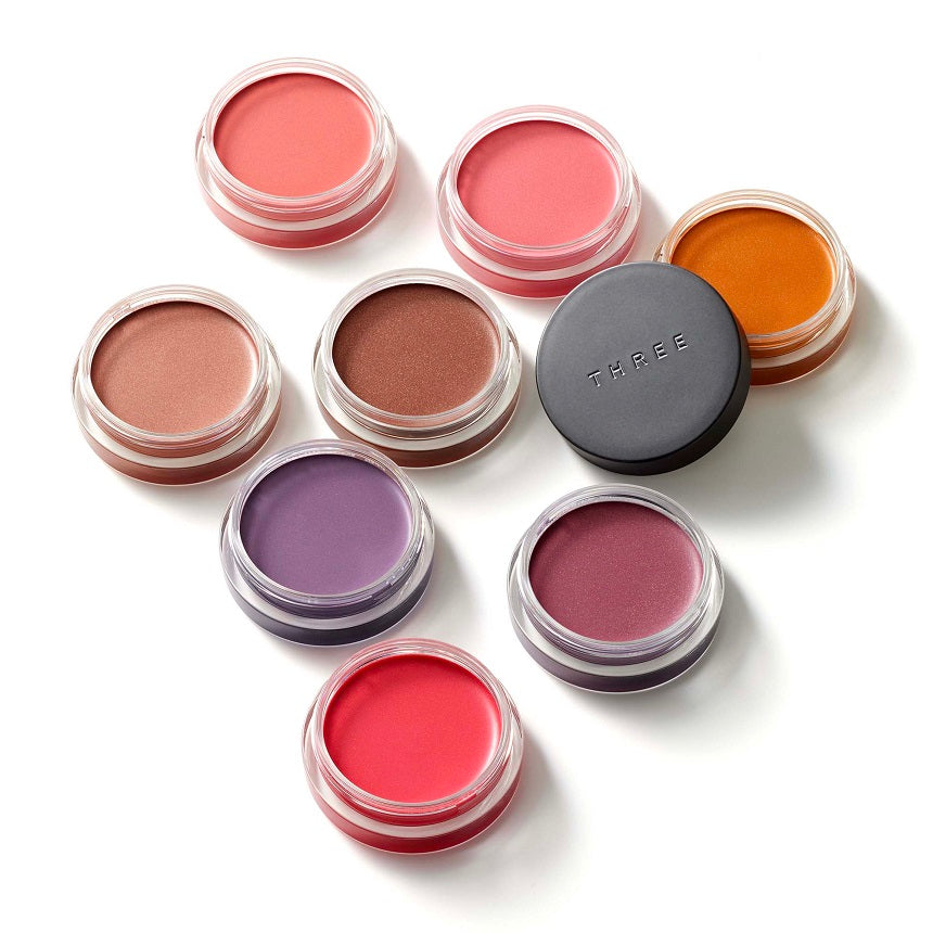 THREE Glam Tone Color Custard 日本THREE 悦动眼唇颊焕采膏 5g