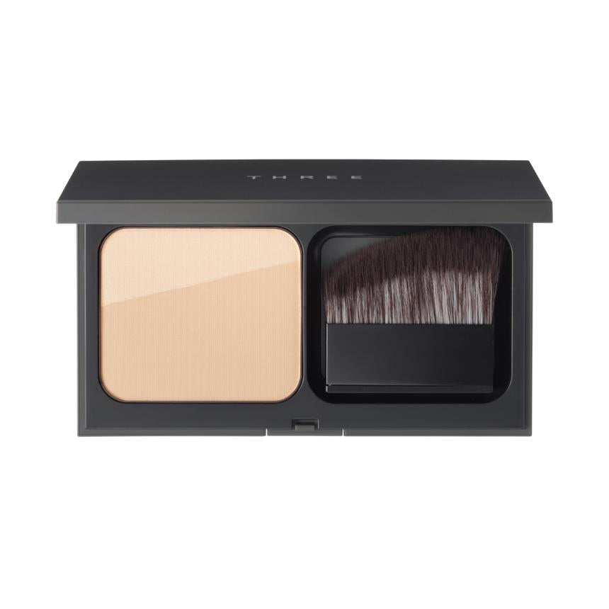 THREE Pristine Complexion Powder Foundation 日本THREE 雾光立体粉饼 12g
