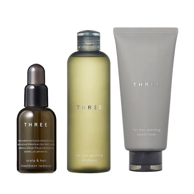 THREE Hair Care & Treatment Remover Set 日本THREE 护发护理套装