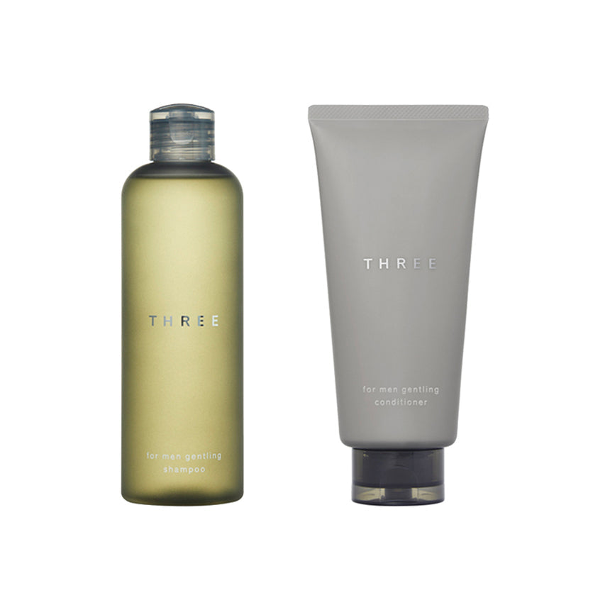 THREE For Men Gentling Hair Care Set 日本THREE 男士温和护发套装