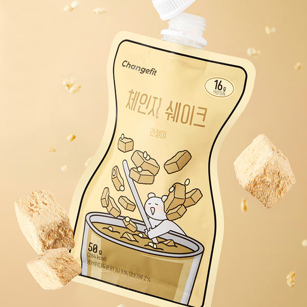 CHANGE FIT Protein Shake (Injeolmi) 韩国CHANGE FIT 代餐奶昔 (韩国年糕) 50g